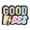 Iron-On & Adhesive Good Vibes Embroidered Patch by Make Market®
